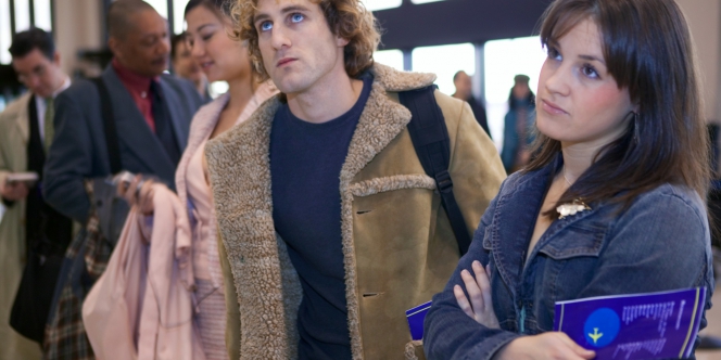 passagers en attente à l'aéroport