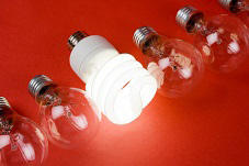 quelques lampes allumées et éteintes