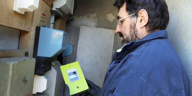 pose d'un compteur électrique Linky