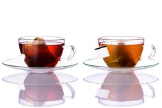 des tasses de thé