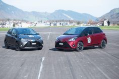 Les versions essence et hybride de la Yaris