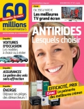 couverture du n°542 de 60 Millions de consommateurs sur les antirides
