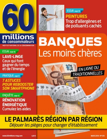 couverture du n°535 de 60 Millions de consommateurs sur les antirides