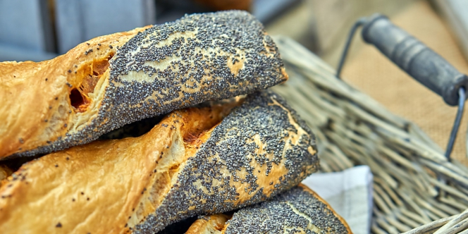 pain aux graines de pavot
