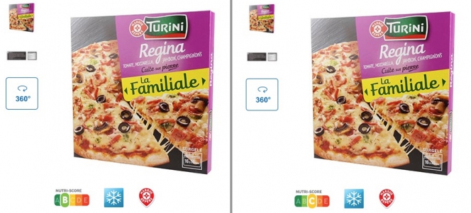 erreur de Nutri-Score sur pizzas Turini Regina