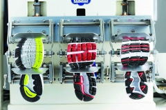 Trois chaussures de running testés dans une machine