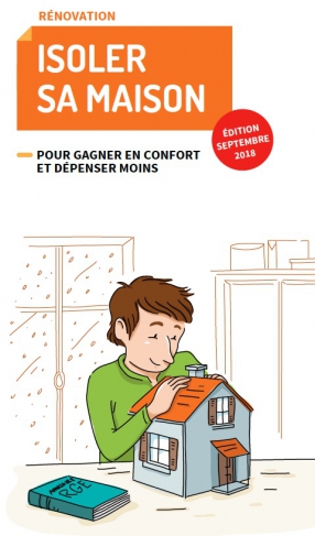 La couverture du guide isoler sa maison de l’Ademe