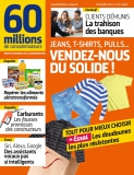 couverture du n° 553 de 60 Millions de consommateurs avec enquête sur les frais bancaires