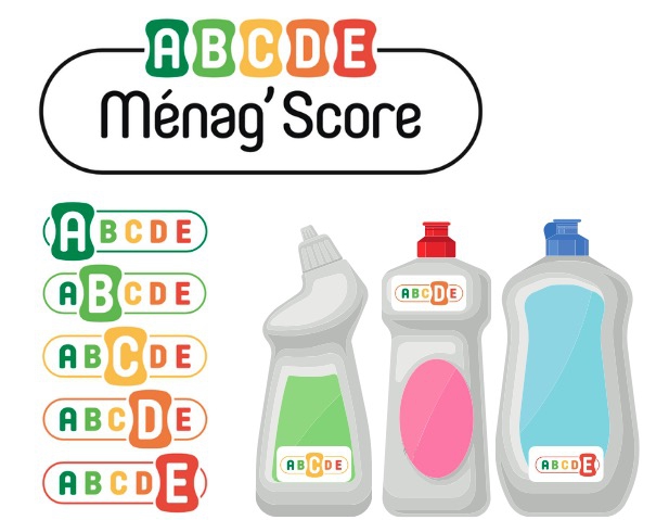 Logo du Ménag’Score avec les lettres de différentes couleur