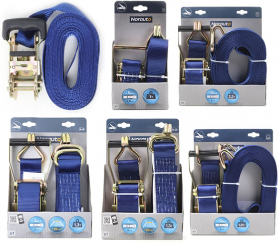 Sangles cliquet et kits de remorquage Norauto