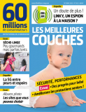 couverture du n°562 de 60 Millions : les meilleures couches