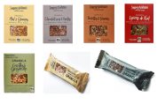 Granolas miel et graines, chocolat cru et cuit, sésame noisette, épices noël, carotte ginger et barres granola miel graines et chocolat graines Supernature Catherine Kluger