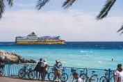 départ d’un bateau Corsica Ferries - Sardinia Ferries
