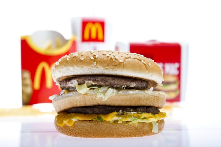 un hamburger McDonald’s