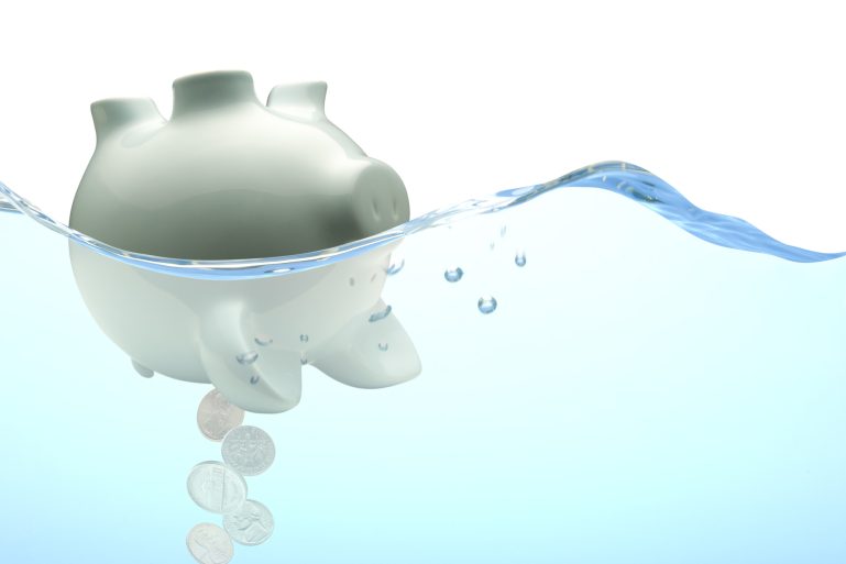 argent qui disparaît d’une tirelire