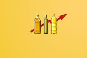 bouteilles d’huile et hausse des prix