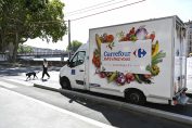 camion de livraison Carrefour