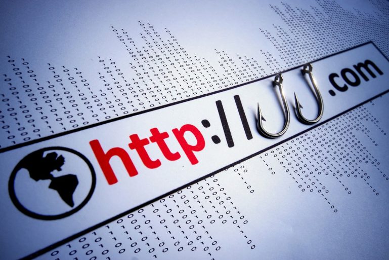 Adresse d’un faux site internet
