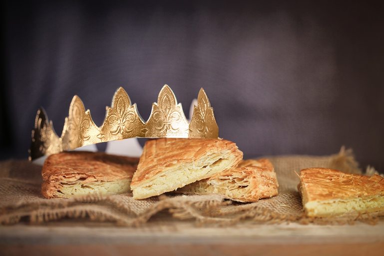 Une galette des rois à la frangipane