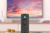 La télécommande d'un Fire Stick d'Amazon