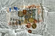 Des euros sous l'eau