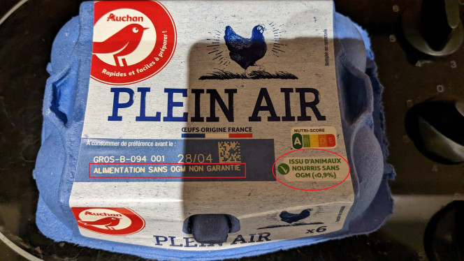 Oeufs Auchan