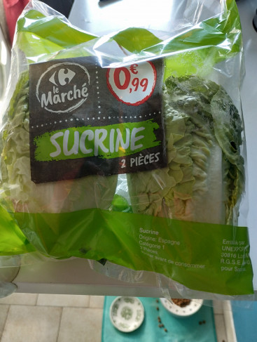Sachet de sucrines chez Carrefour