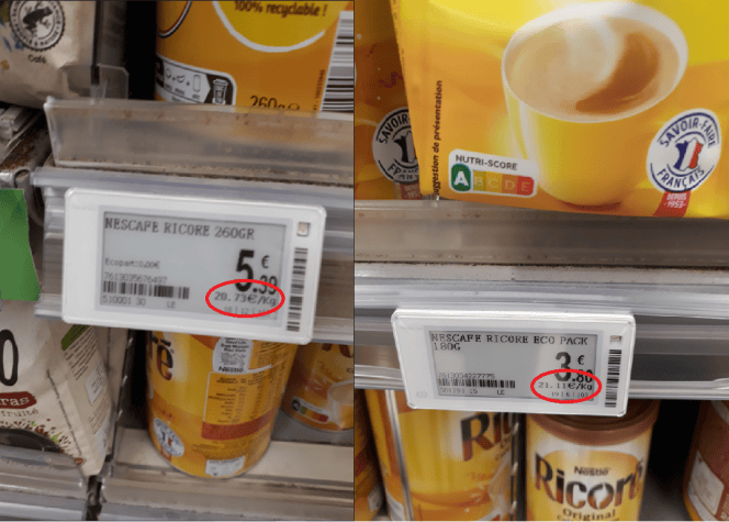 Ricoré en boîte vs recharge