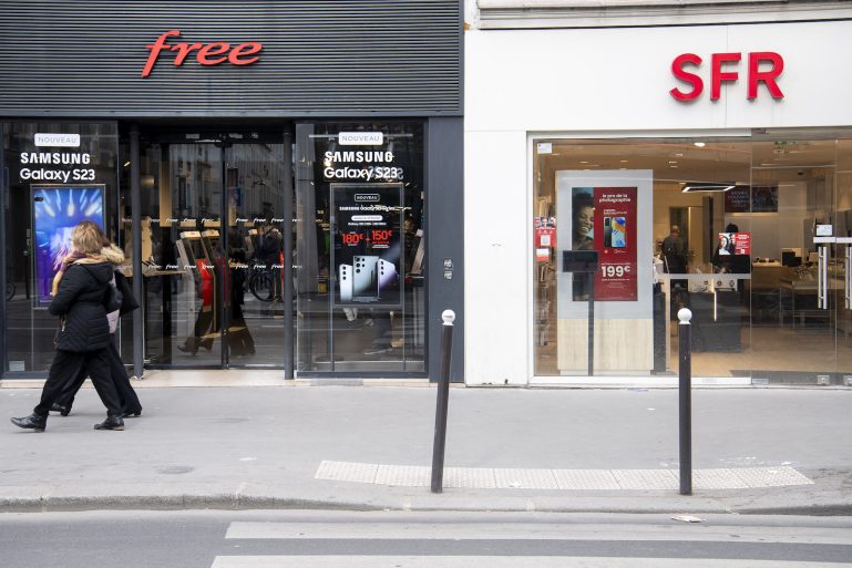 des boutiques Free et SFR