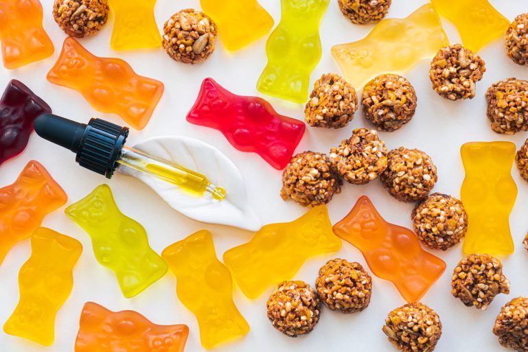 Différents produits au CBD