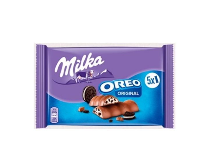présence possible de particules de plastique dans des barres au chocolat Milka Oréo