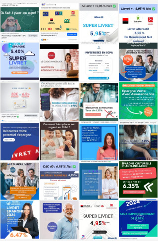 Fausses publicité épargne Facebook