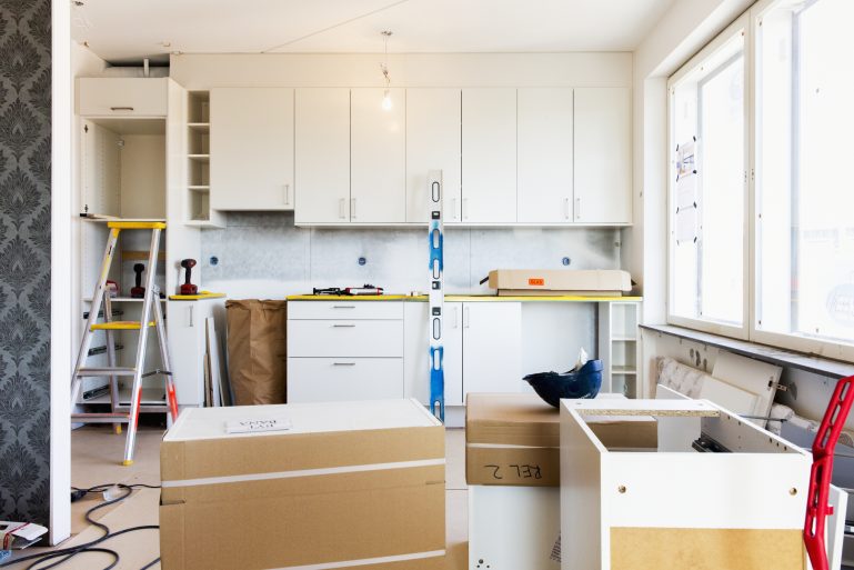 Une cuisine en chantier