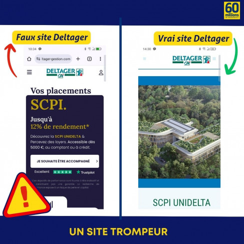 faux site deltager