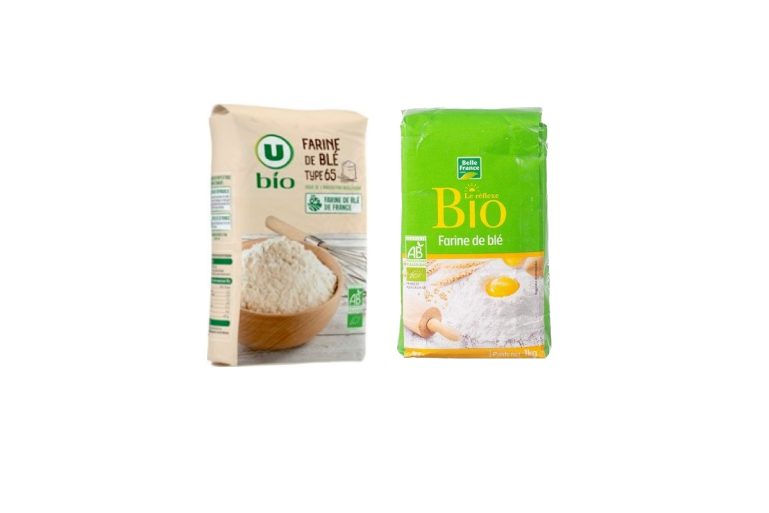Farine T65 bio Belle France et U bio 