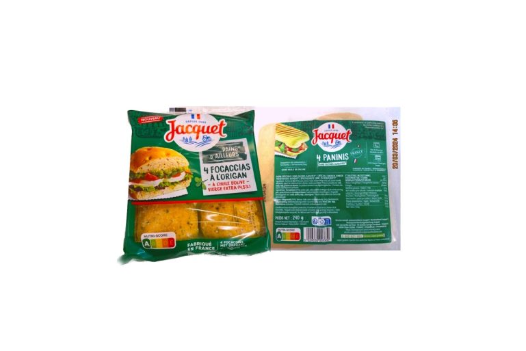Paninis, focaccias Jacquet