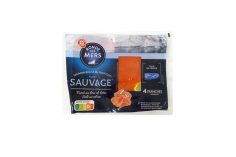 Saumon fumé rouge sauvage du Pacifique Ronde des Mers