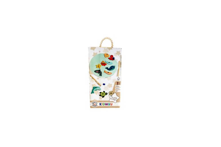 Ma pêche à la ligne en bois Kidway chez E. Leclerc 