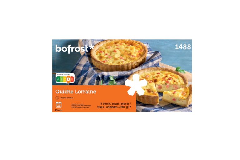 Quiche lorraine surgelée Bofrost*