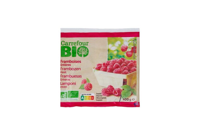 Framboises surgelées Carrefour bio