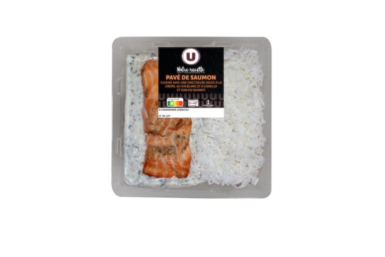 Pavé de saumon sauce à l’oseille et riz basmati U notre recette