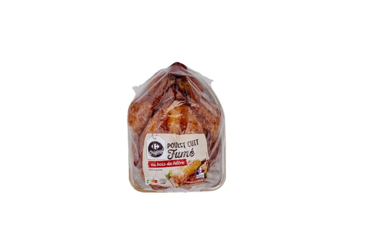 Poulet cuit fumé au bois de hêtre Carrefour Original 