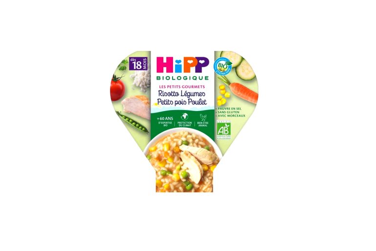 Risotto poulet petits pois HiPP Biologique