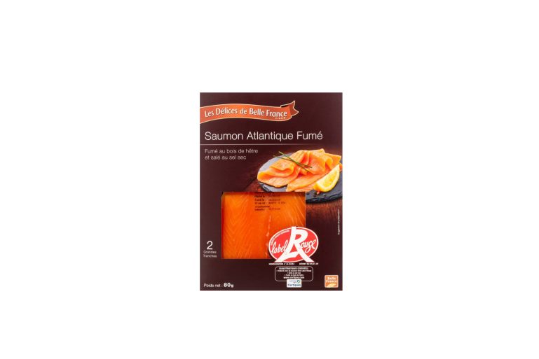 Saumon atlantique fumé Label rouge Les Délices de Belle France