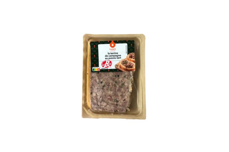 Terrine de campagne au poivre vert Label rouge Franprix