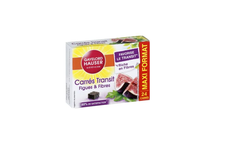 Carrés transit Figues & fibres Gayelord Hauser