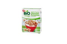 Céréales fourrées chocolat noisettes bio Bio Village