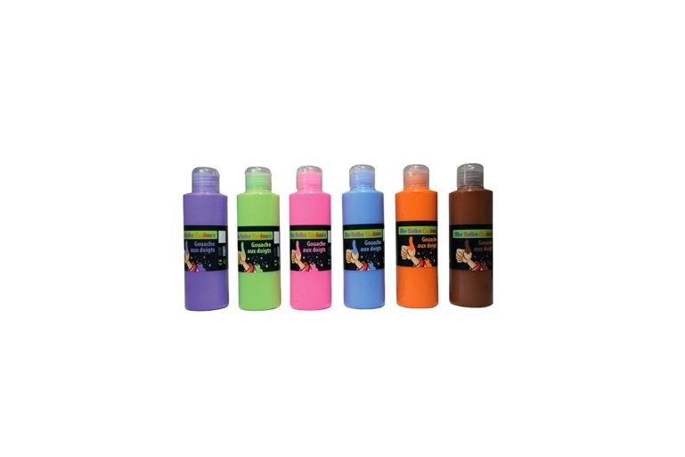 Gouaches aux doigs mes belles couleurs