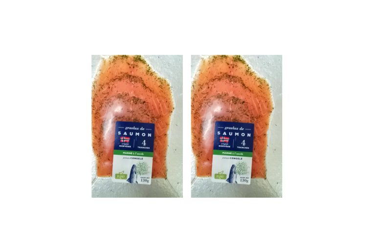 Gravlax de saumon