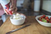 Une bombe de crème chantilly
